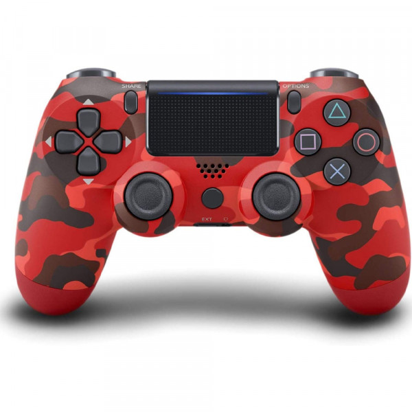 Висококачествен DOUBLESHOCK IV BLUE Camouflage - джойстик за SONY PLAY STATION IV, с USB кабел